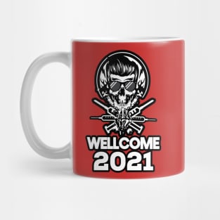 New Year skull Mug